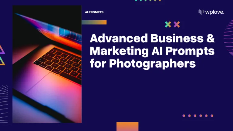 Advanced Business Marketing AI Prompts for Photographers