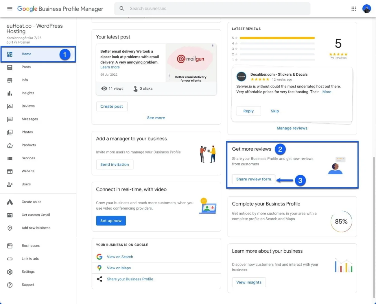 Google Reviews: The Complete Guide For Photographers 2 google reviews link